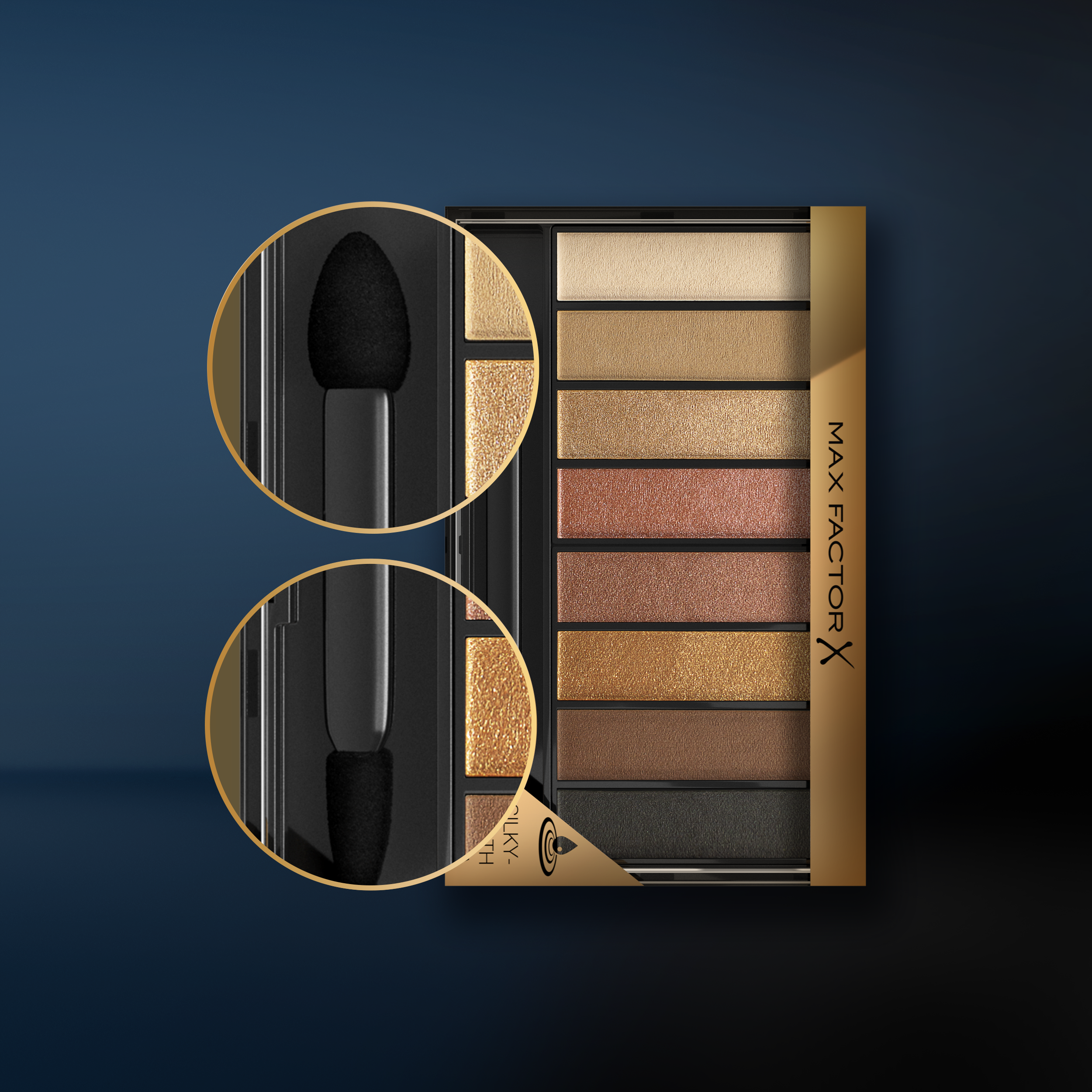 Paleta očných tieňov v odtieňoch Nude Palety očných tieňov a líčenie