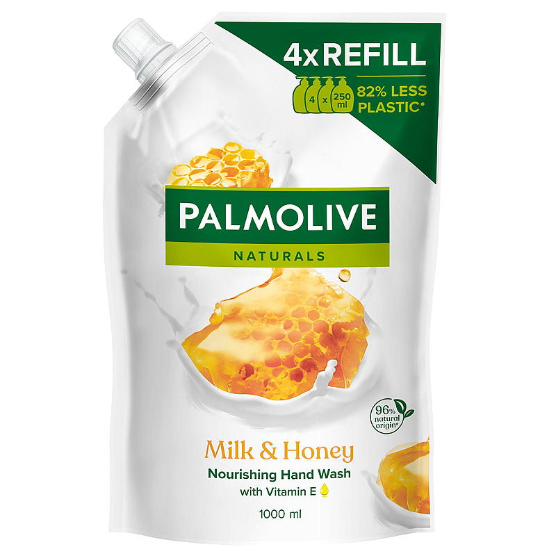 Palmolive håndsåpe refill 1000 ml melk og honning Palmolive