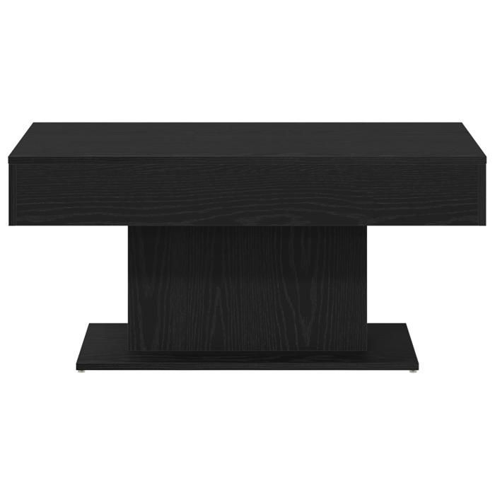 Salontafel - 96x50x45 cm - Samengesteld hout - Zwart - Chique en elegant