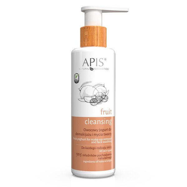 APIS Ovocný jogurt na odličování a mytí obličeje 150ml