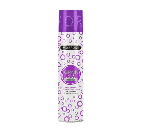 Morfose Keratin Hair Spray lakier do włosów zniszczonych 250ml