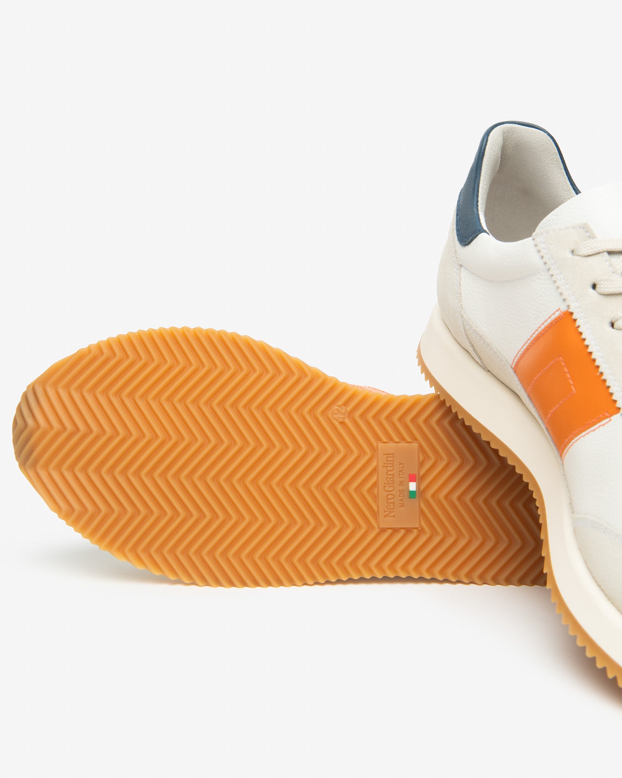 Baskets en cuir et daim pour hommes