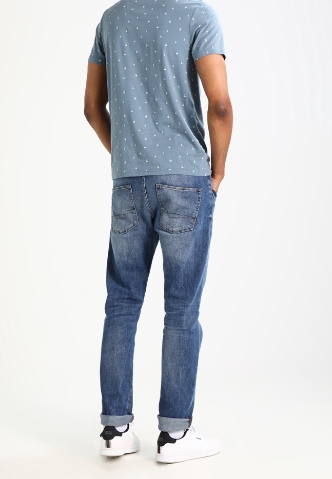 Lyle & Scott Print-T-Shirt – blau