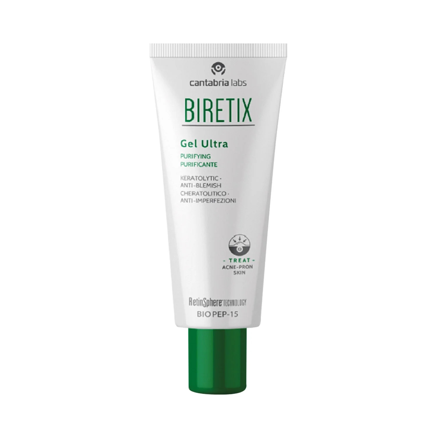 BIRETIX Biretix Ultra Gel 50 ml Atua contra a formação de cravos e microorganismos que alteram a pele.