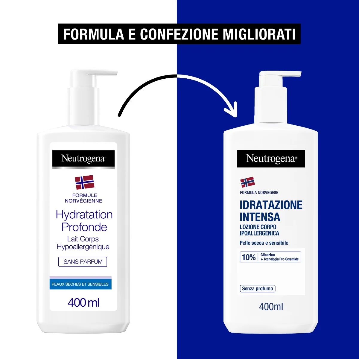 NEUTROGENA Desodorante corporal Neutrogena sin perfume 400 ml