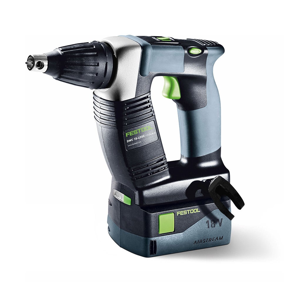 Parafusadeira sem escova FESTOOL 18 V 2 x 5,2 Ah para drywall DWC 18 Plus Li 201565