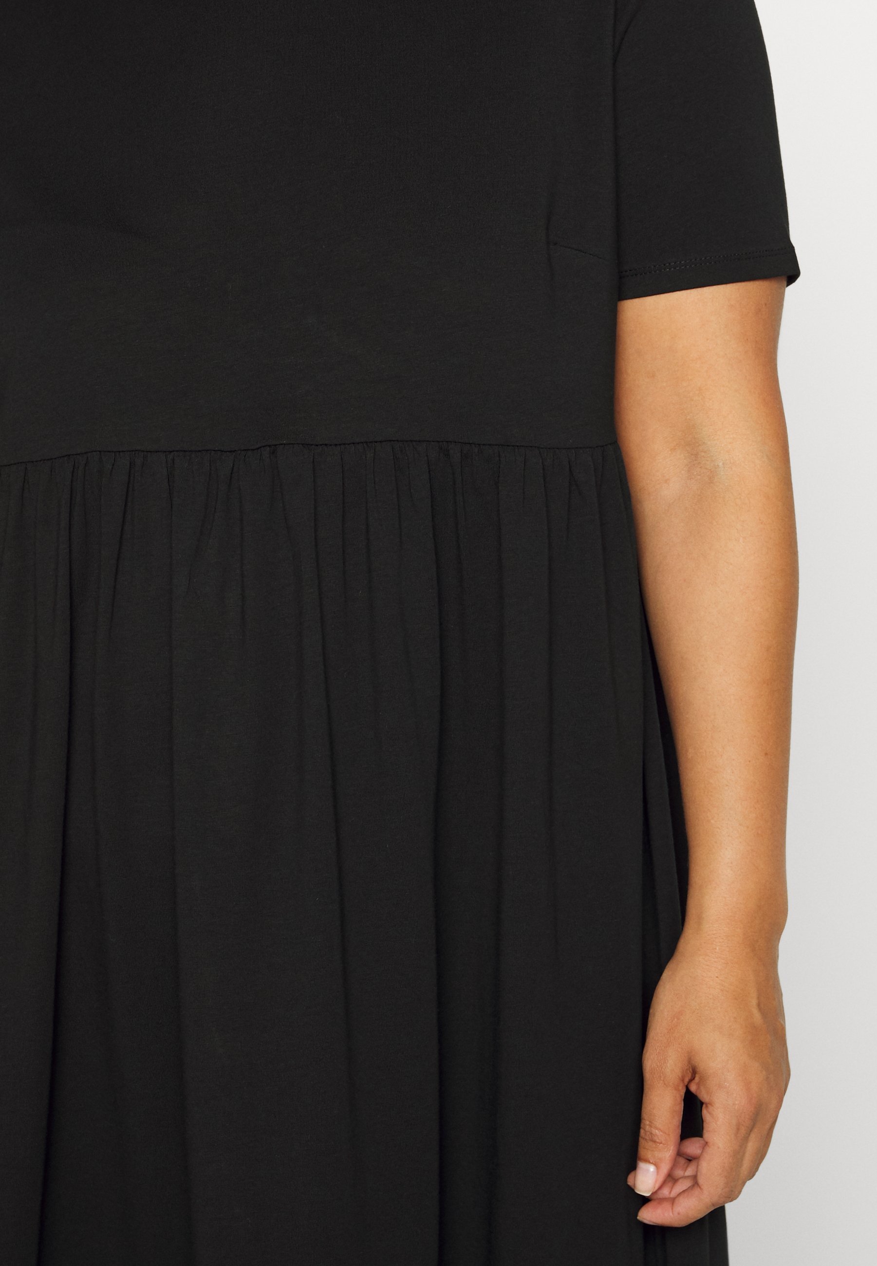 Even&Odd Curvy Jersey jurk - zwart