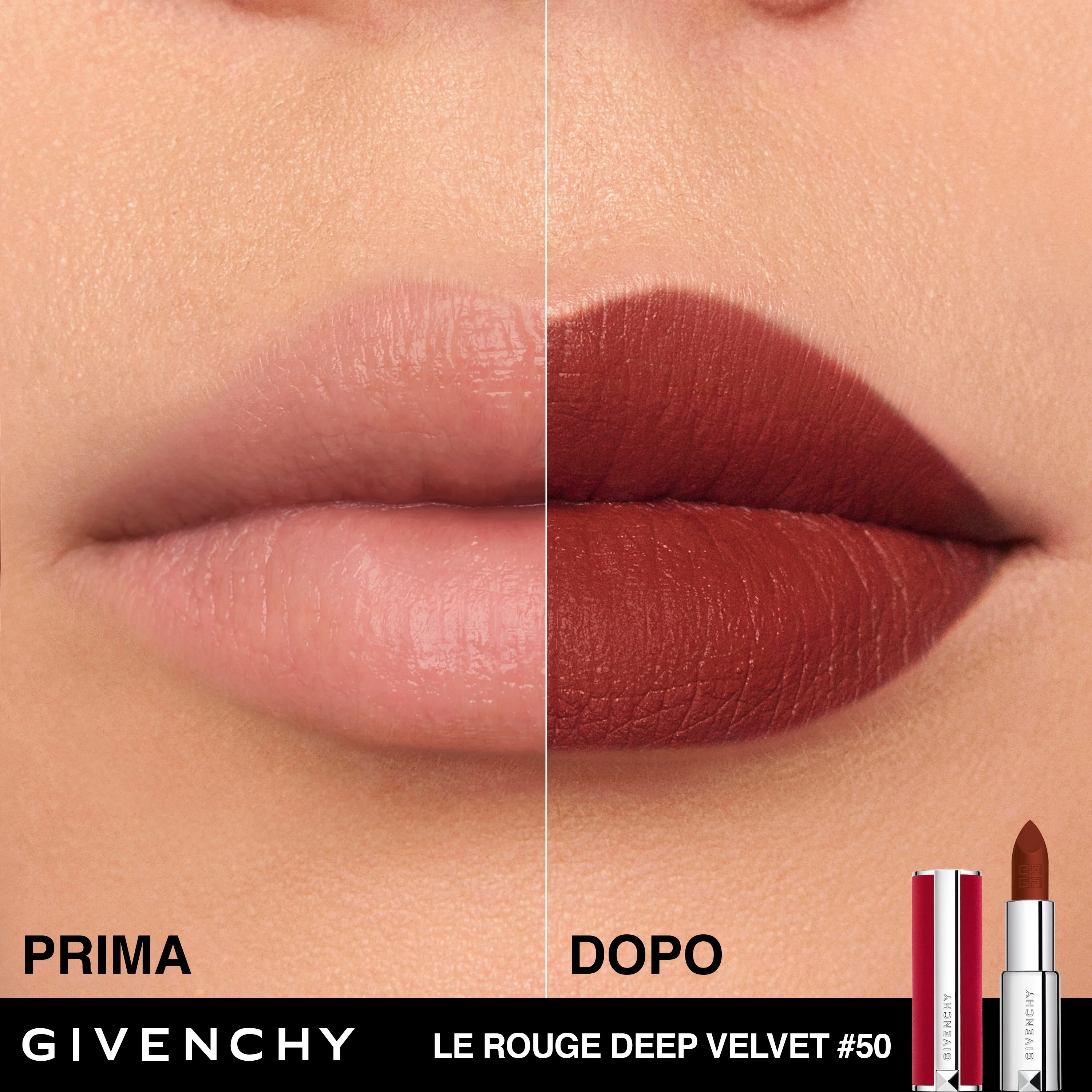Labbra Le Rouge Deep Velvet - Rossetto mat, Rossetto