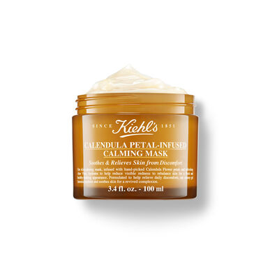 Mascarilla calmante con infusión de pétalos de caléndula de Kiehl's, mascarilla facial antienrojecimiento, 100 ml