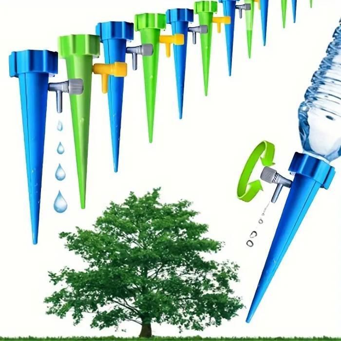 40-teiliges automatisches Tropfbewässerungsset mit einstellbarem Ventil, perfekt für Garten- und Topfpflanzen