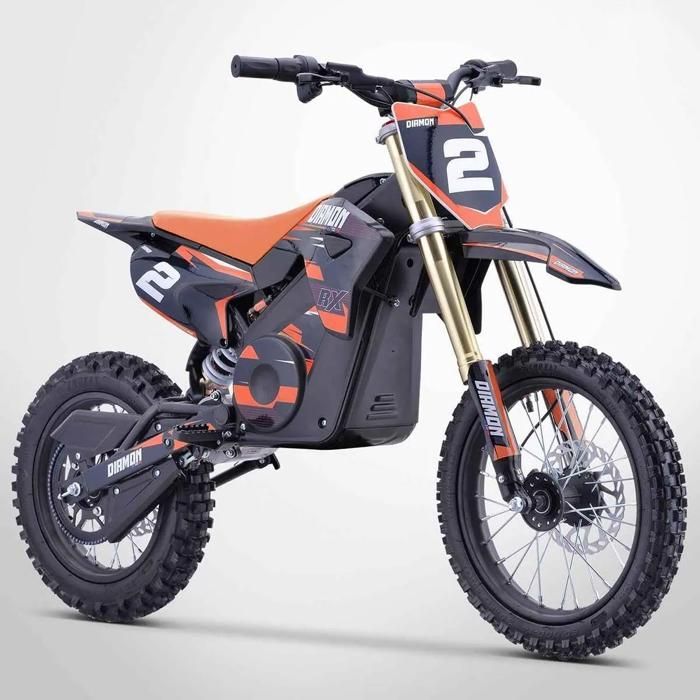 Moto Enfant Électrique 2000W / Moto cross ORION 2000W / 14/12 / Orange