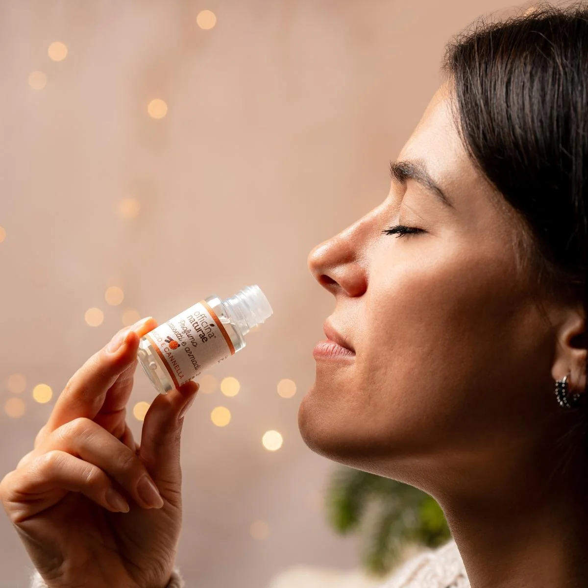 Officina Naturae PROFUMO PER CASSETTI E ARMADI con foglia in caolino realizzata a mano - Accessori per Profumi d'Ambiente, Prodotti bucato
