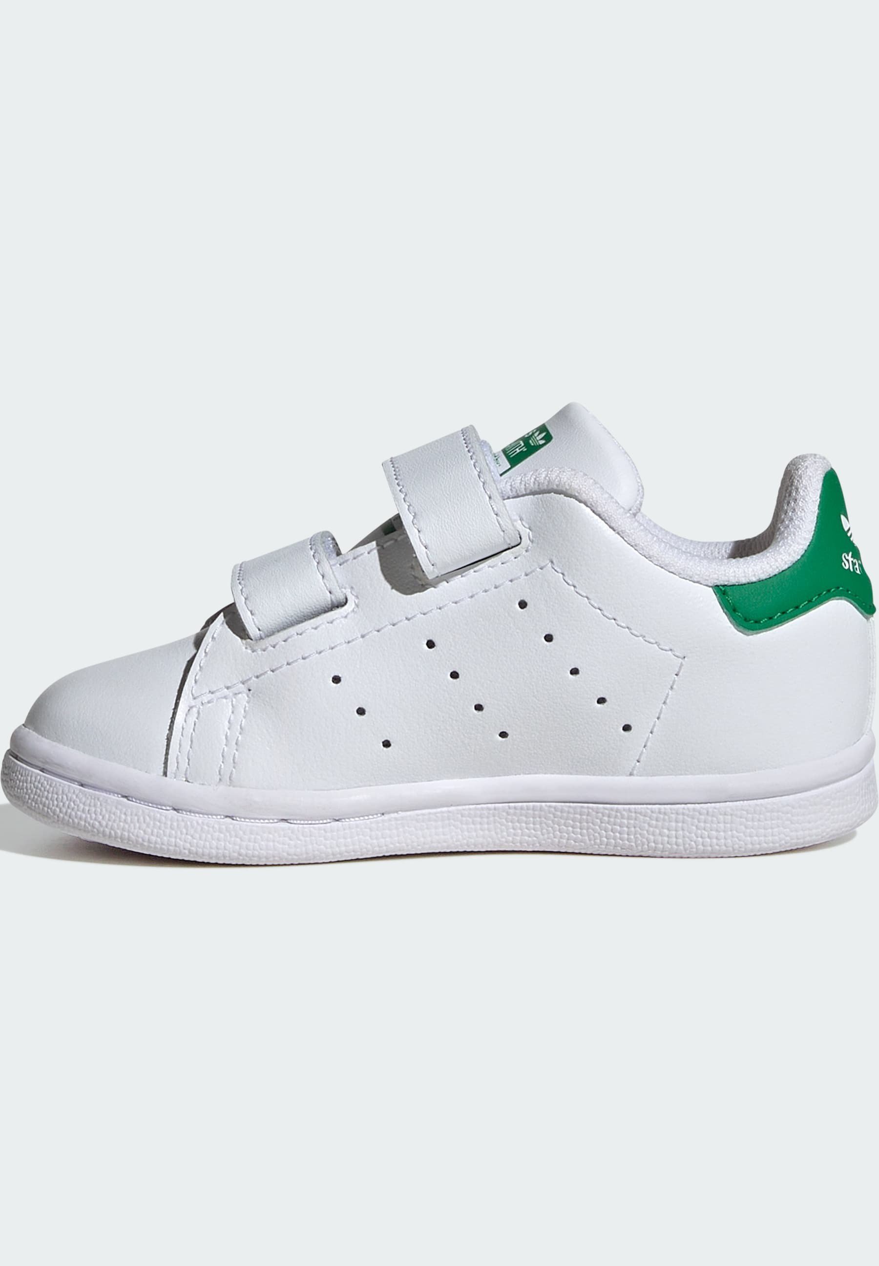 adidas Originals STAN SMITH COMFORT CLOSURE KIDS - Babysko - ftwr white ftwr white green