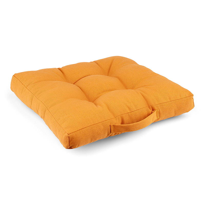 Cuscino per sedia da casa 40x40x6 cm, arancione