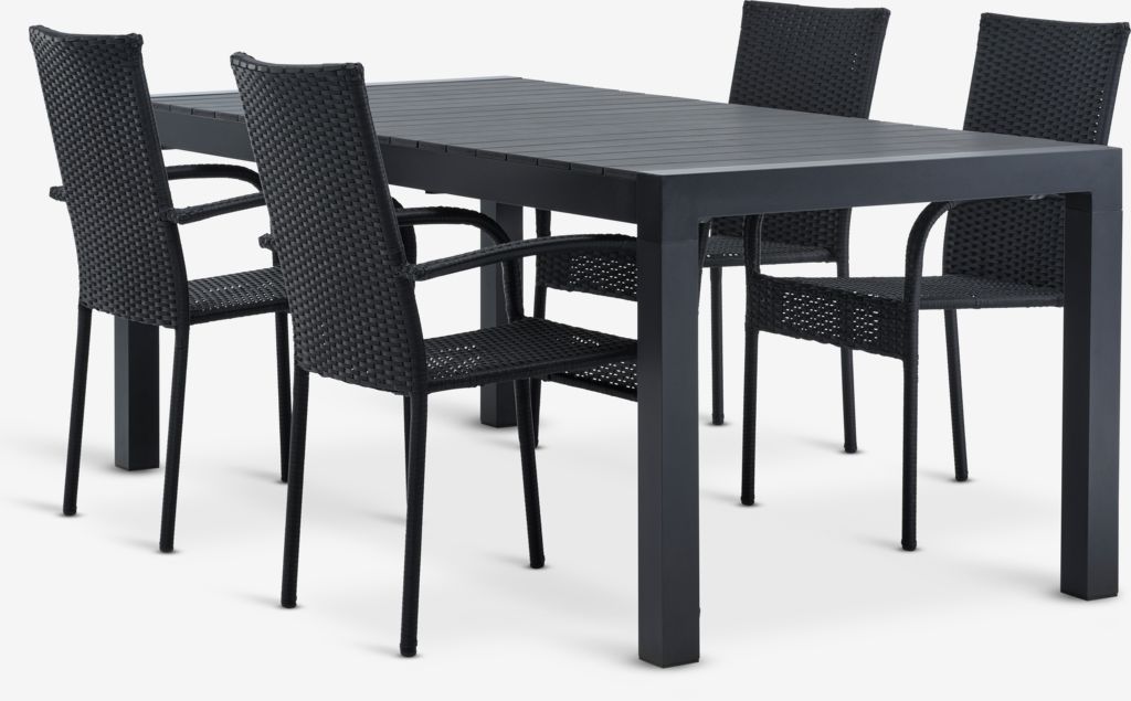 HESTEHAVE GUDHJEM HESTEHAVE L205/275 stol 4 GUDHJEM stolica crna
