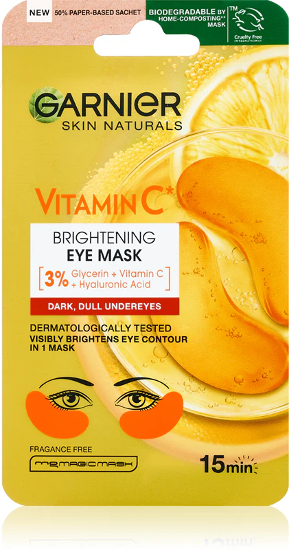 Garnier Vitamin C Feuchtigkeitsspendende und aufhellende Augenmaske