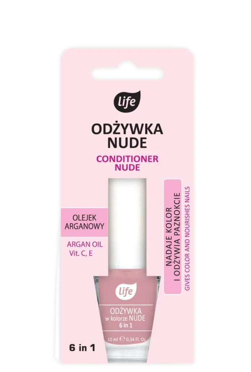 Life Nude odżywka do paznokci 6 w 1, nr 07