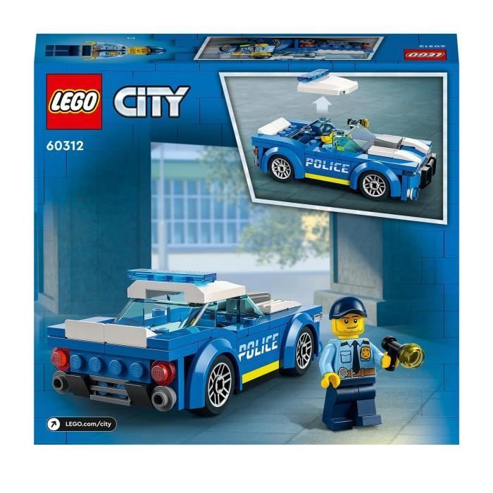 LEGO® 60312 Stadspolitieauto, speelgoed voor kinderen vanaf 5 jaar met agent-minifiguur, cadeau-idee, avonturenserie