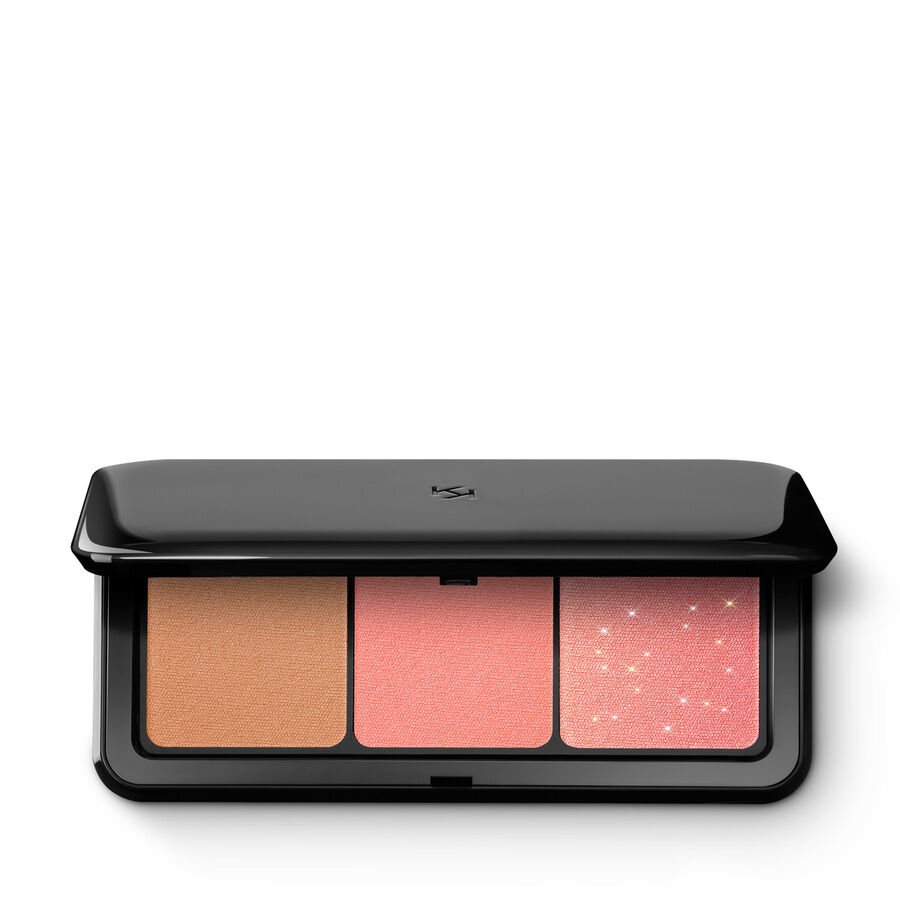 Kiko Milano Multi Finish Trio Rouge & Bronzer Palett