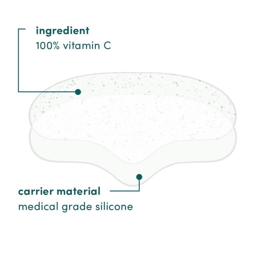 Abrikosų kaukė nuo senėjimo, kaktos pagalvėlės su vitaminu C – 30 vnt.