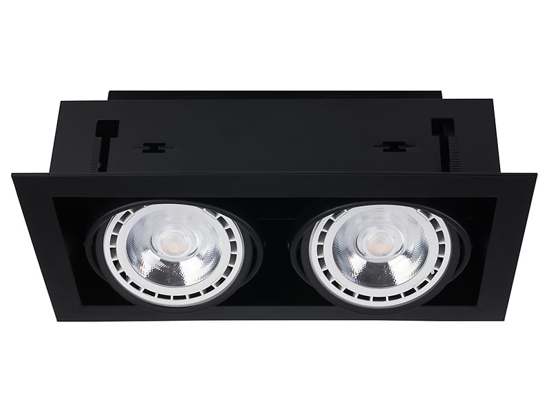 Oprawa stropowa Downlight stalowa czarna