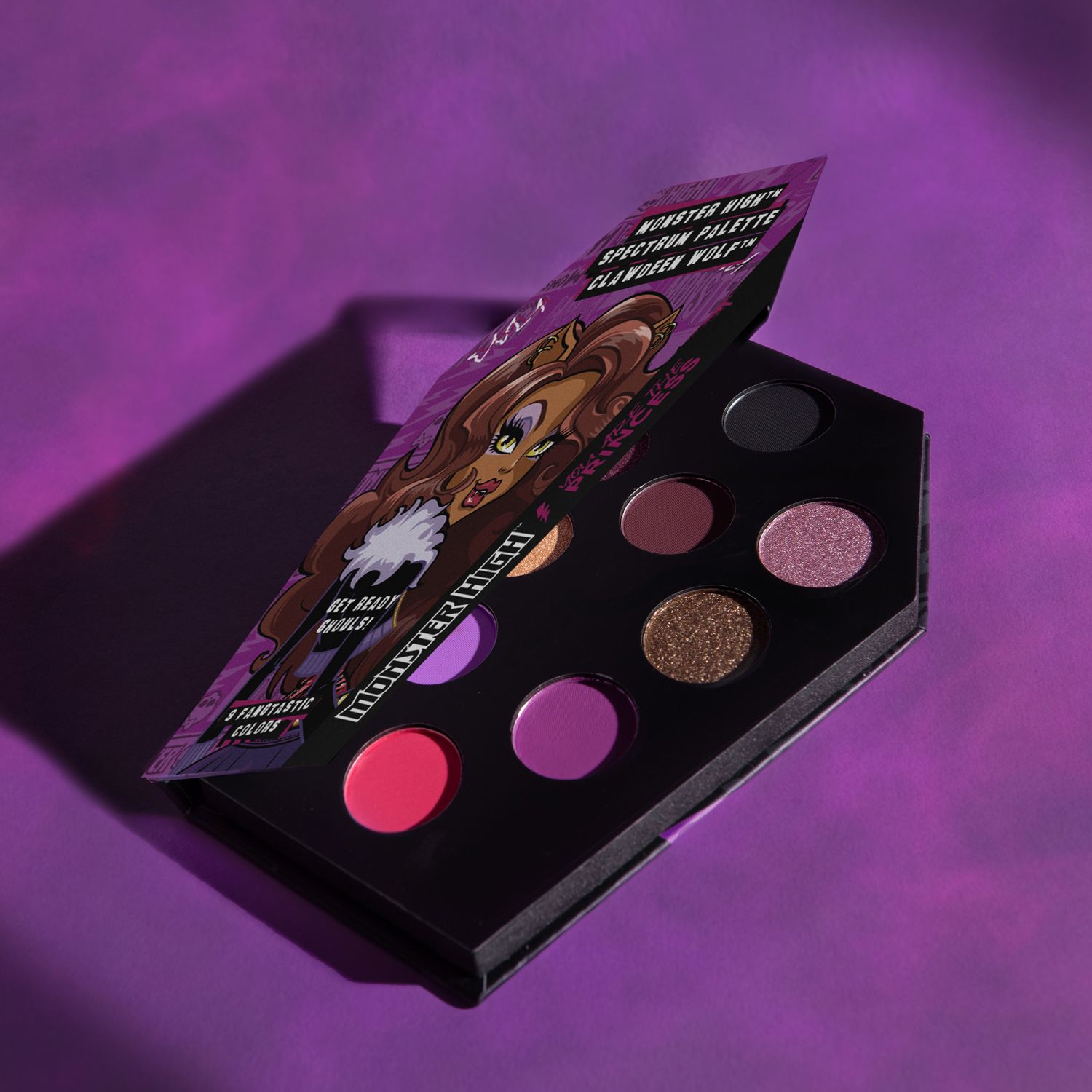 Paleta senčil Monster High™ Spectrum Paleta Clawdeen™ Wolf Palete senčil in ličila