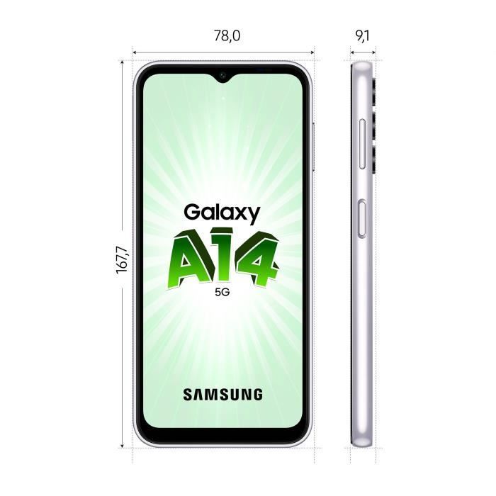 SAMSUNG Galaxy A14 5G Plata 64GB