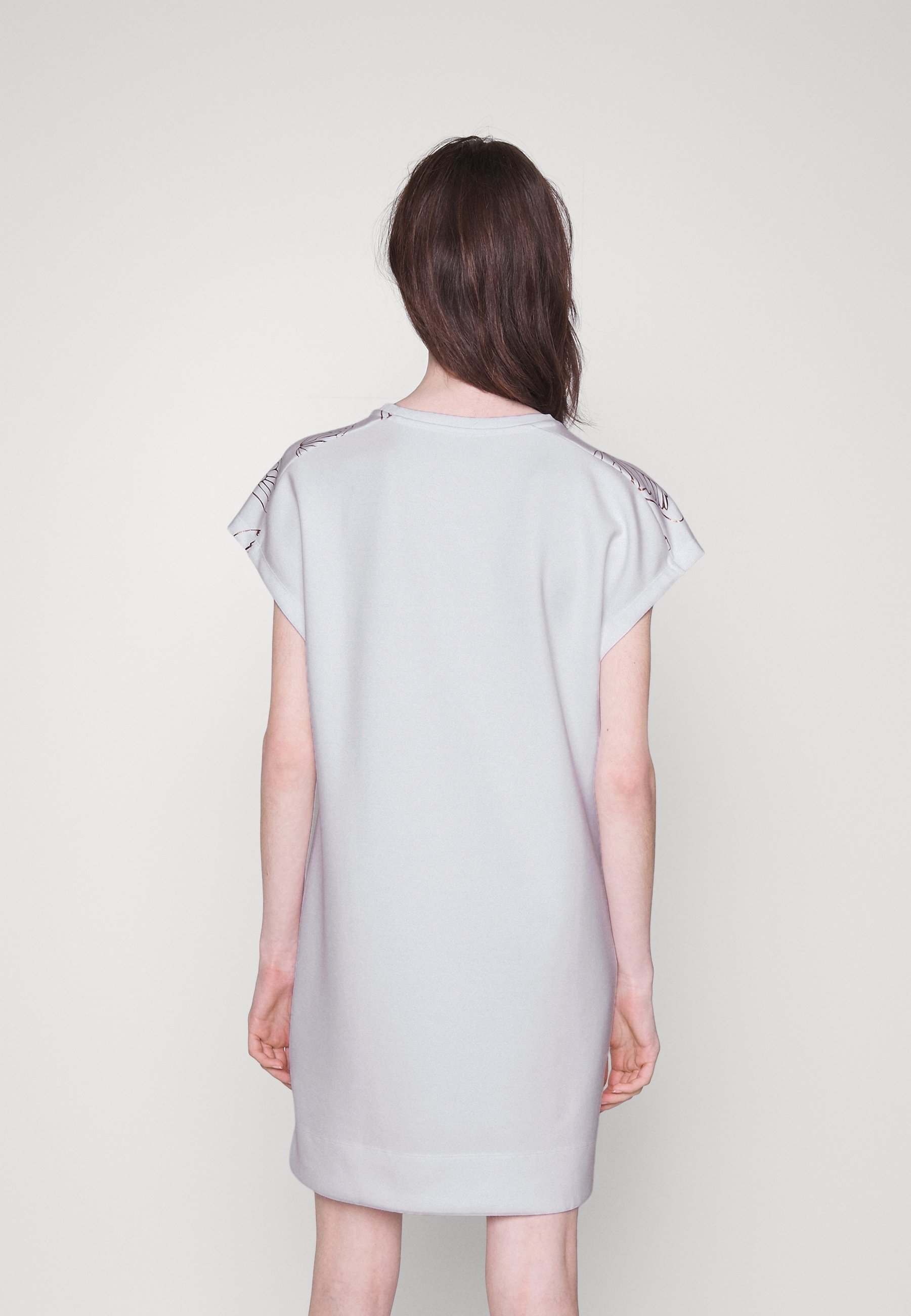 EA7 Emporio Armani Jersey jurk - wit