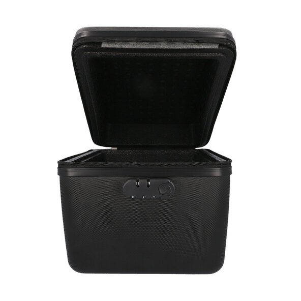 Insulated luggage rack box, black