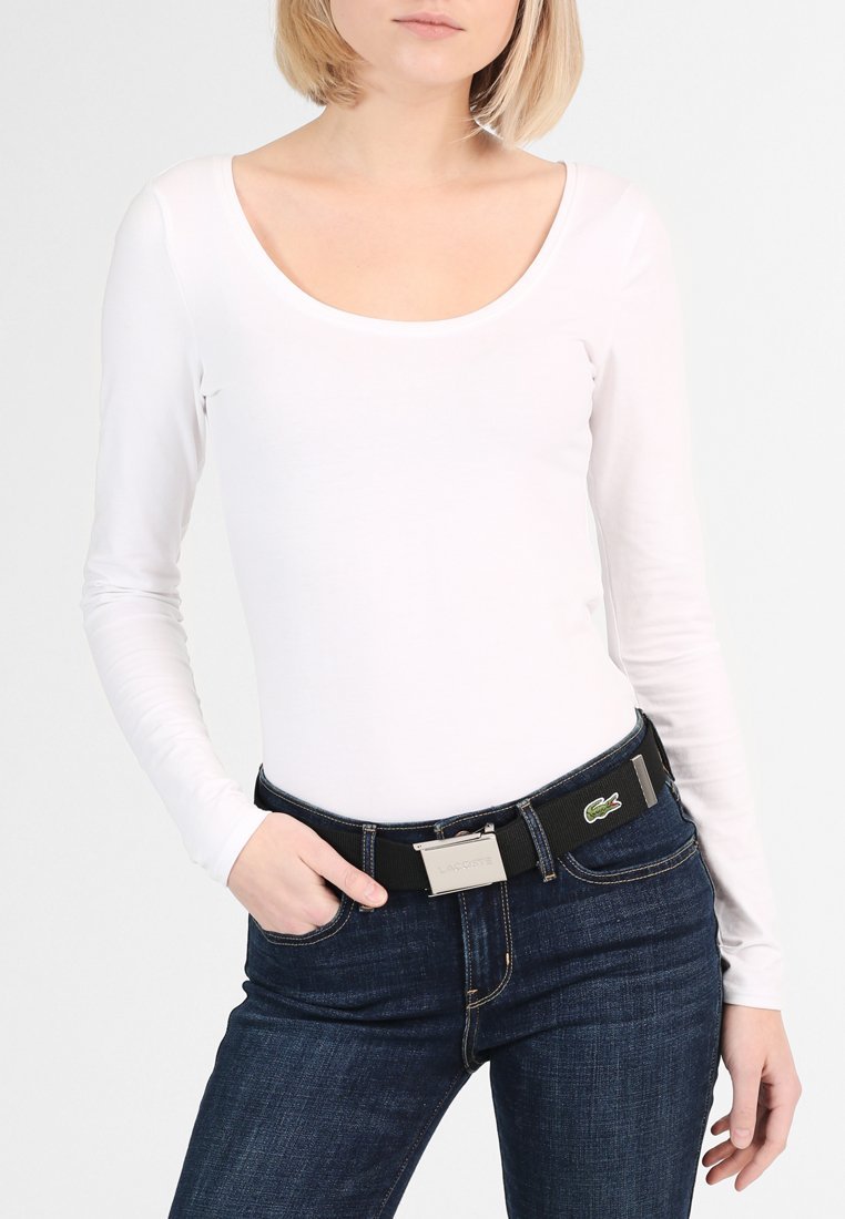 Lacoste BELT CONCEPT - Cintura - nera
