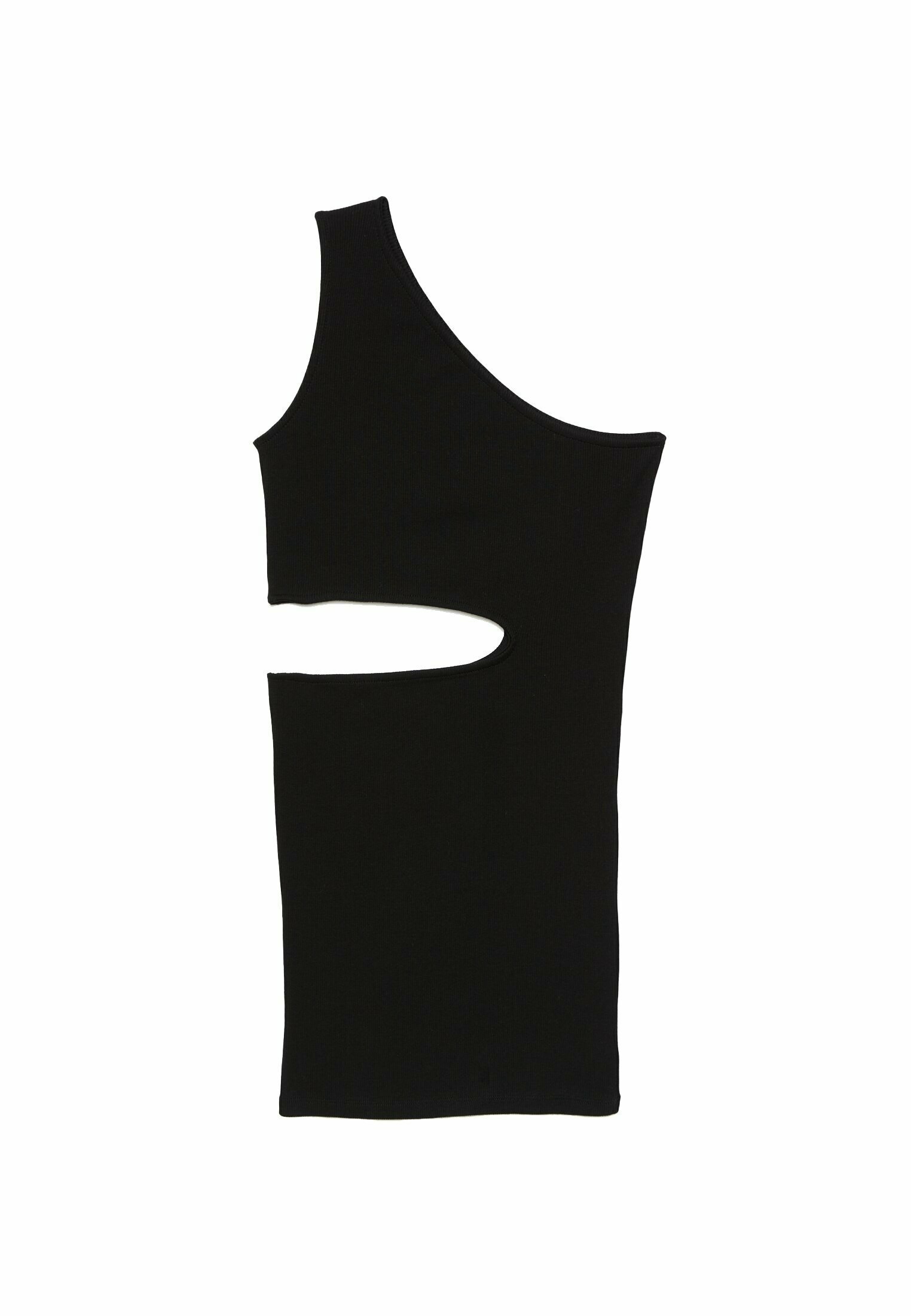 Stradivarius Shiftkleid - schwarz