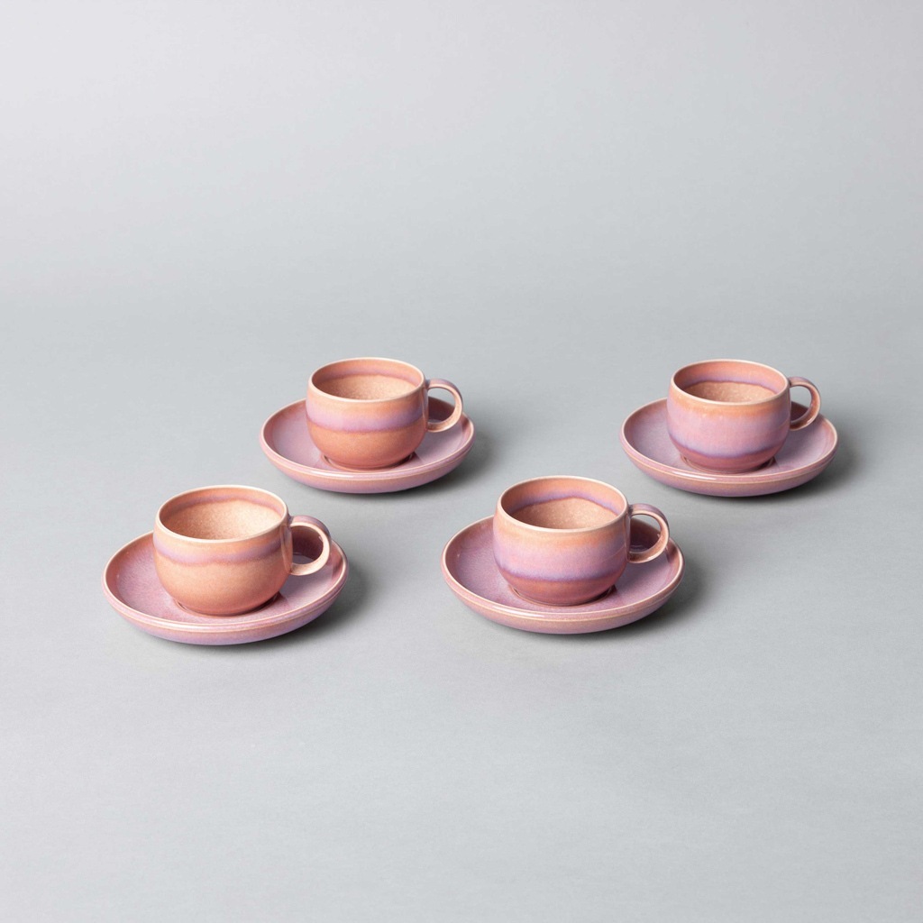 Villeroy & Boch espreso puodelis Perlemor Coral – 1 vnt.