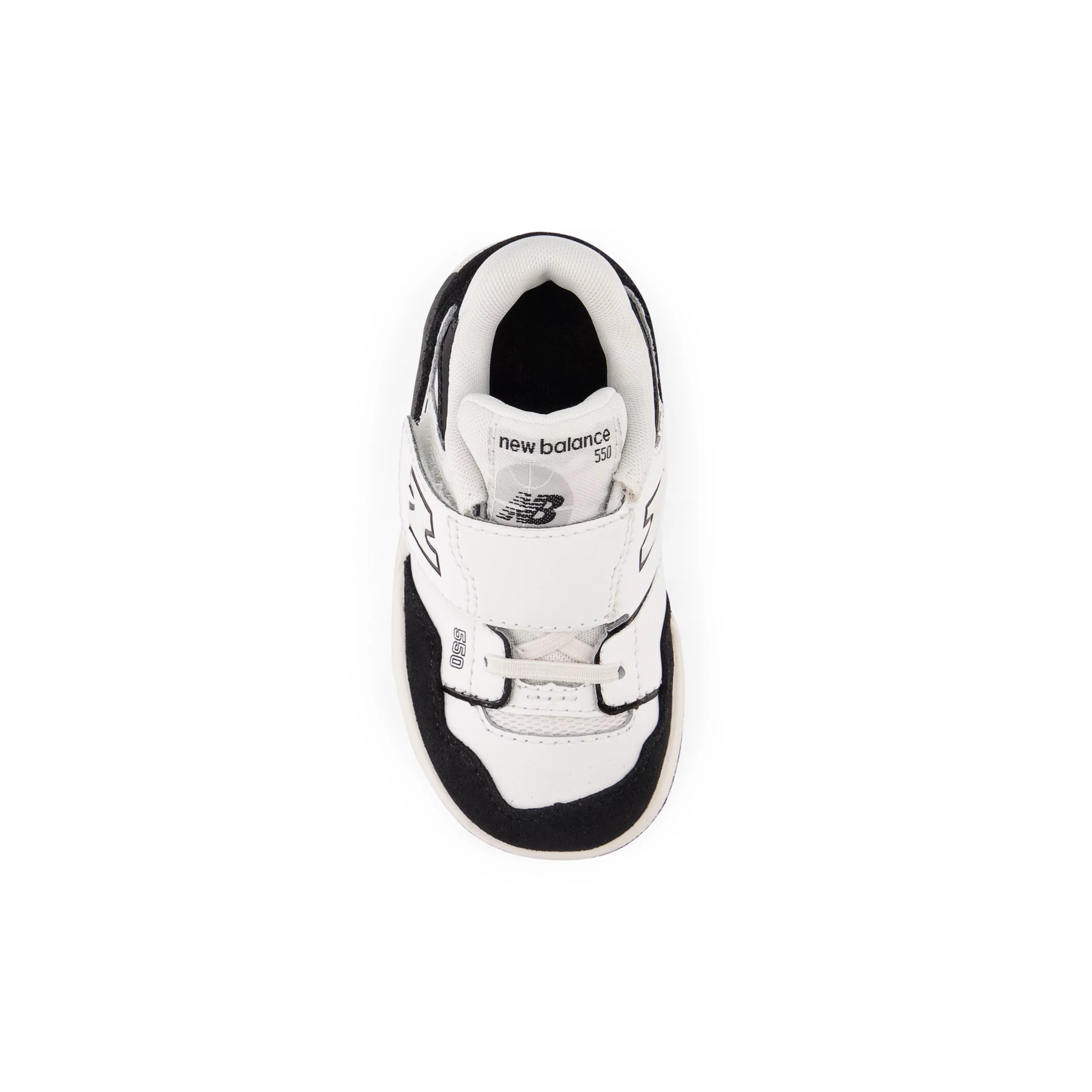 550 Bungee Lace with Top Strap White con black e rain cloud
