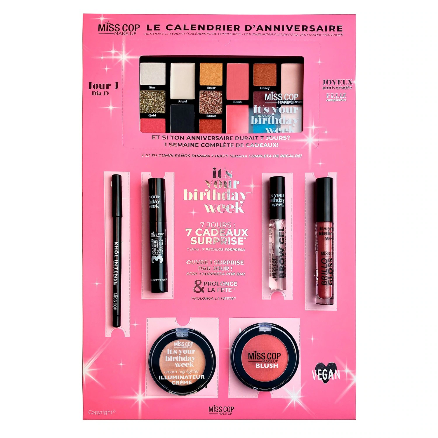 Miss Cop Calendrier de l'Anniversaire