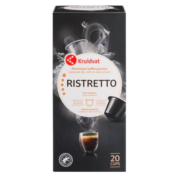 Kruidvat Ristretto kafijas kapsulas<br>20 gab.