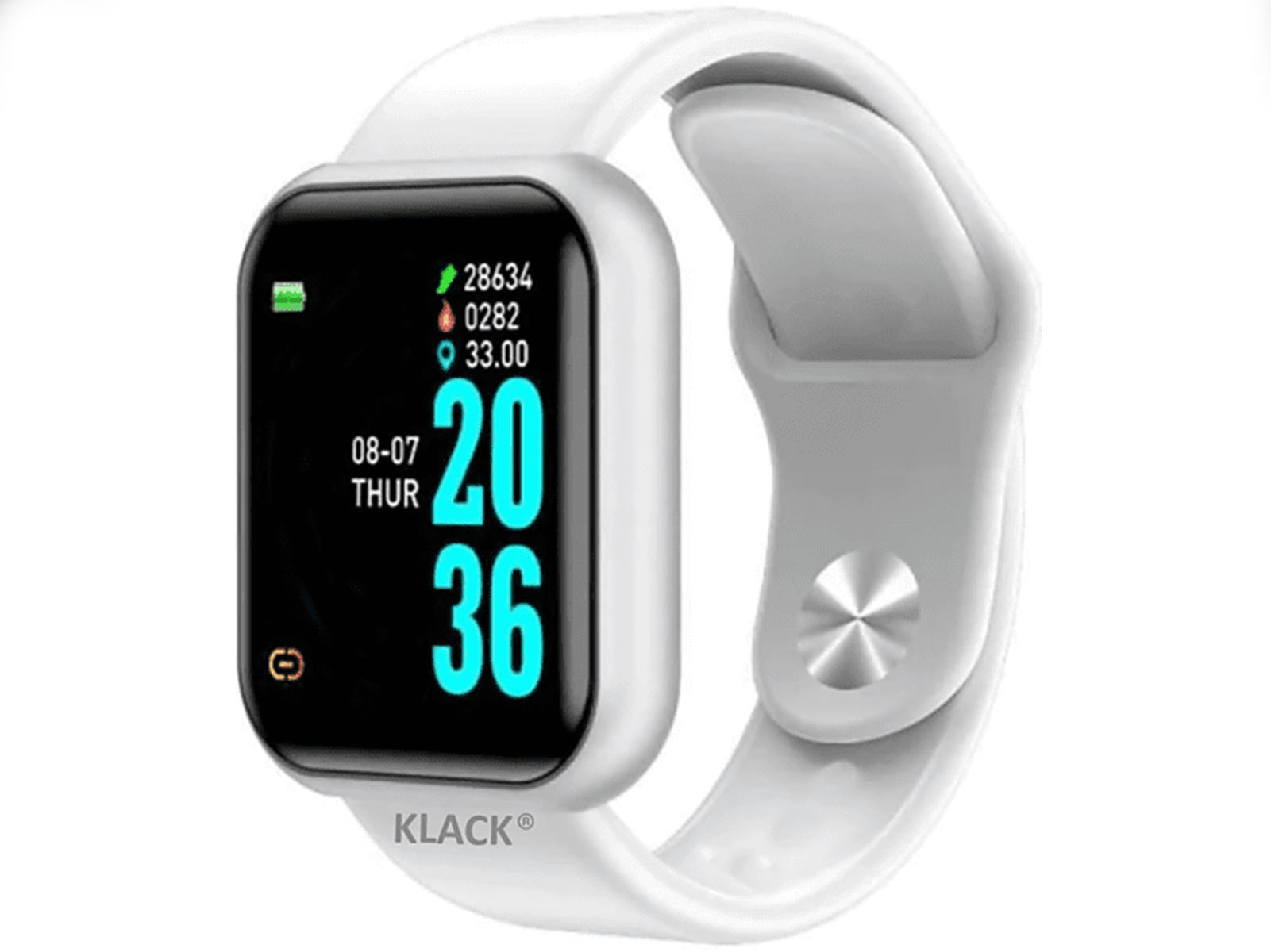 Klack Bluetooth 5.0 tekaška športna ura z merilnikom srčnega utripa, združljiva z iPhone, Samsung, Huawei, Xiaomi