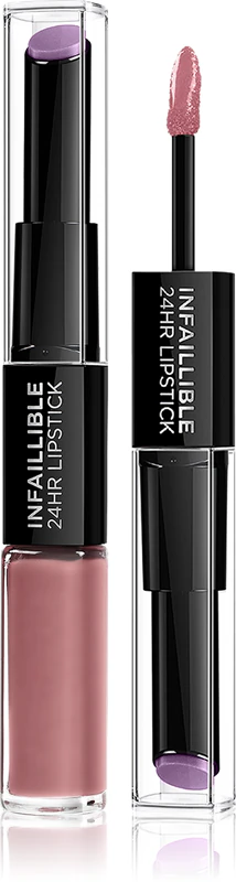 Batom e gloss labial de longa duração L'Oréal Paris Infallible 24H 2 em 1