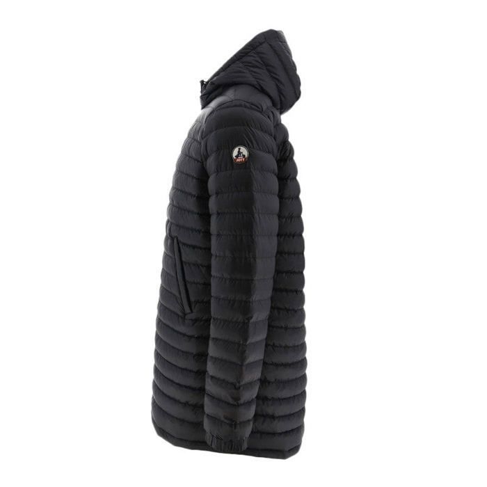 Chaqueta reversible de plumón Jott AMSTERDAM NOOS - Negra - Cuello con capucha - Cierre de cremallera