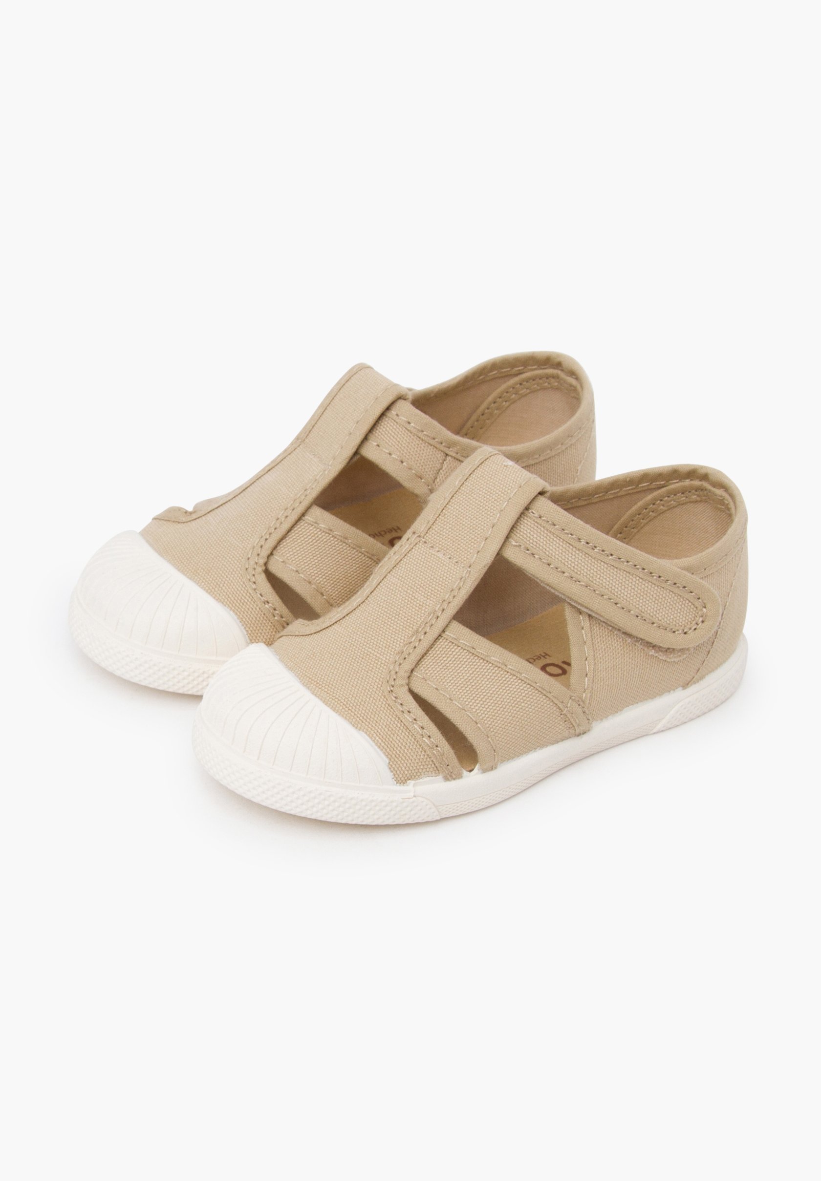 Zachte Pisamonas-type babyschoentjes - zand