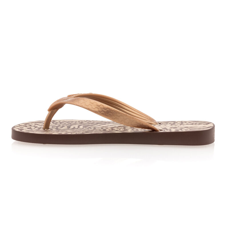 Sandalias de dedo marrones para mujer