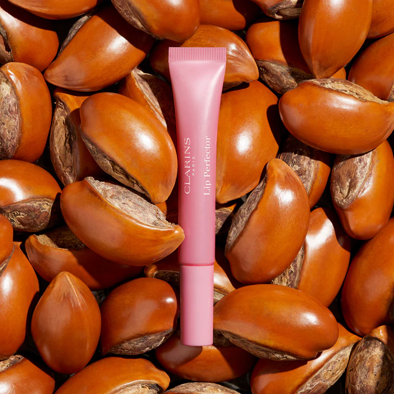 Gloss labial Clarins Lip Perfector Glow com brilho para lábios e bochechas