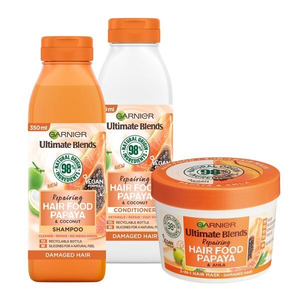 Garnier Ultimate Blends Hair Food Papaya Balíček