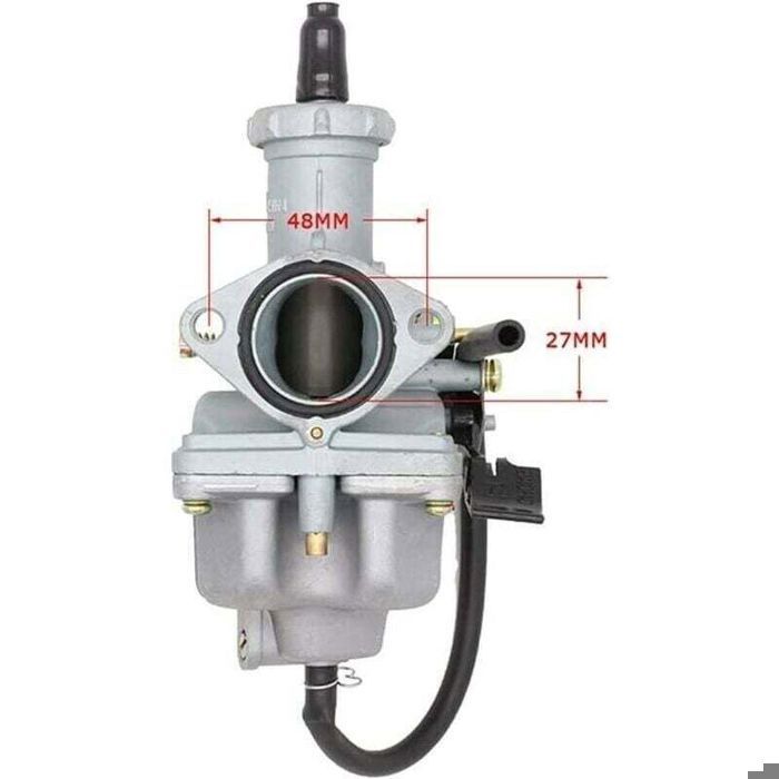 PZ27 Motorfiets Carburateur Kit, 27mm Motorfiets Carburateur voor 125cc, 150cc, 200cc, 250cc en 300cc Motoren, voor ATV's, Quads en Go-Karts.