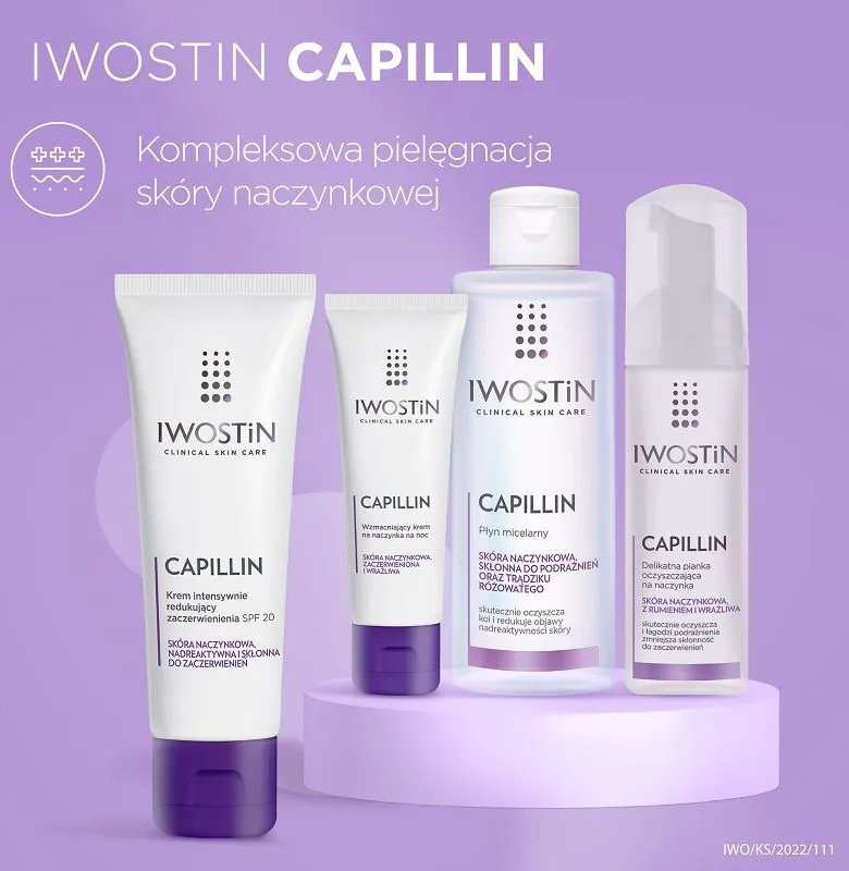Iwostin Capillin Krem intensywnie redukujący zaczerwienienia SPF 20