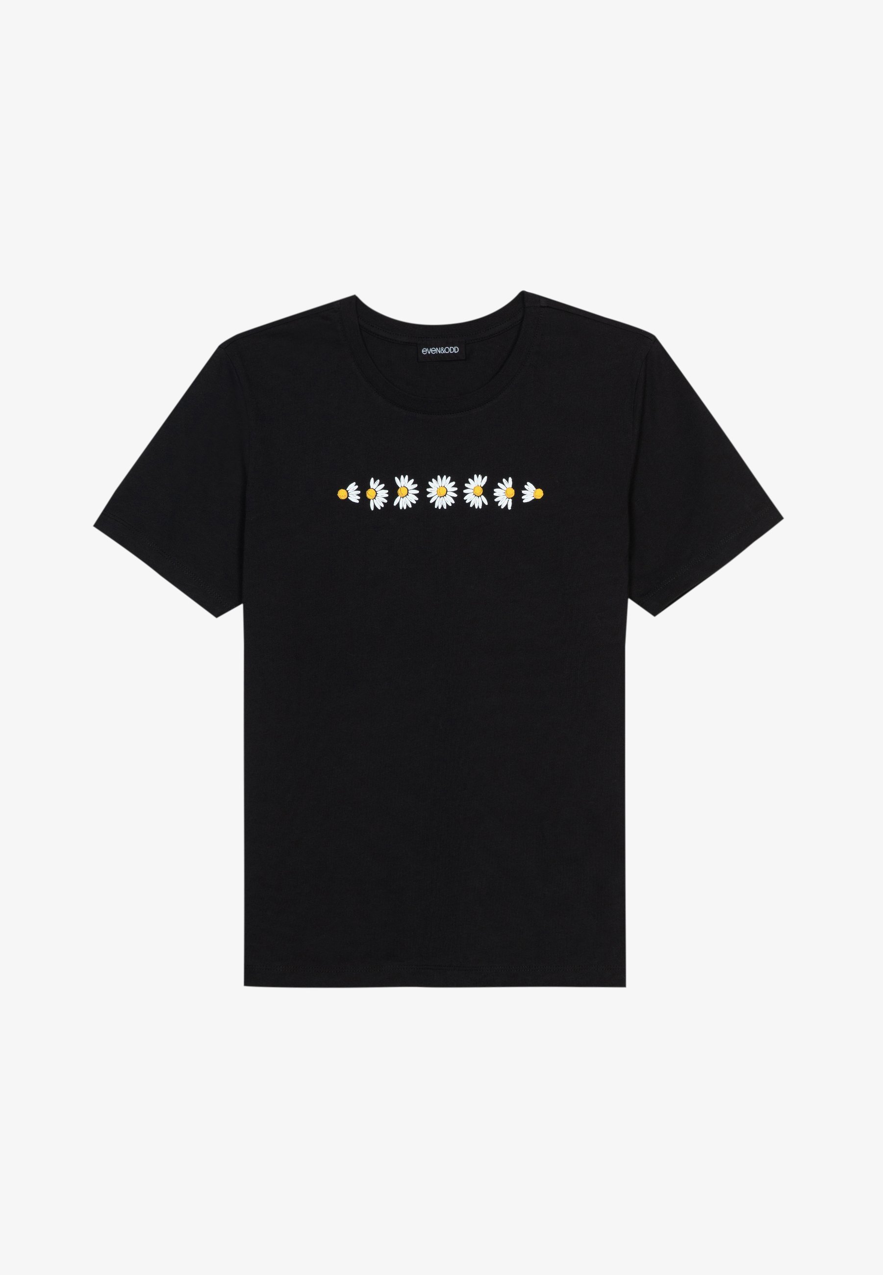 Even&Odd Print T-Shirt - schwarz