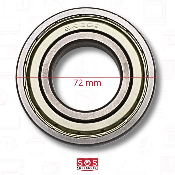 Kit paliers roulements + joint - ARISTON HOTPOINT - Compatible lave-linge INDESIT