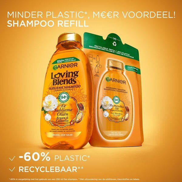Garnier Ultra Doux náhradný šampón s arganom a kaméliou<br>250 ml