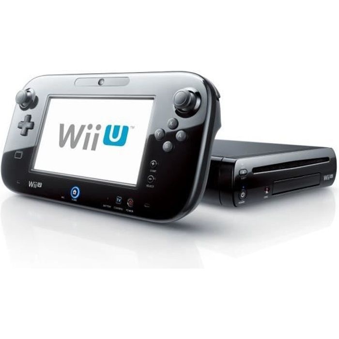 Console Wii U - NINTENDO WII U - Nera - Completa di accessori - 1 gioco Wii in omaggio