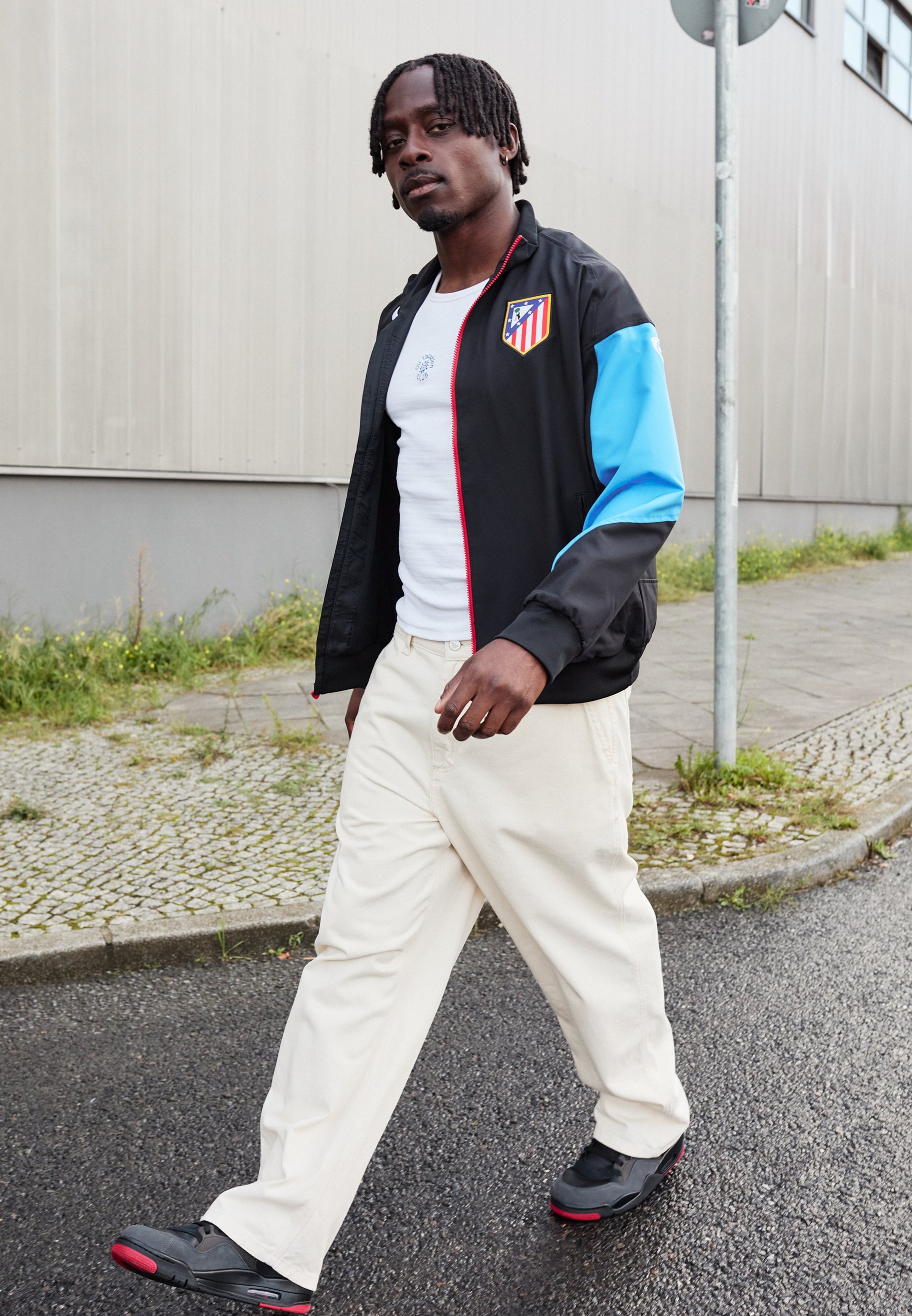 Nike Performance ATM 3RD - Tenue de club - Noir/Bleu photo/Rouge sport/Blanc
