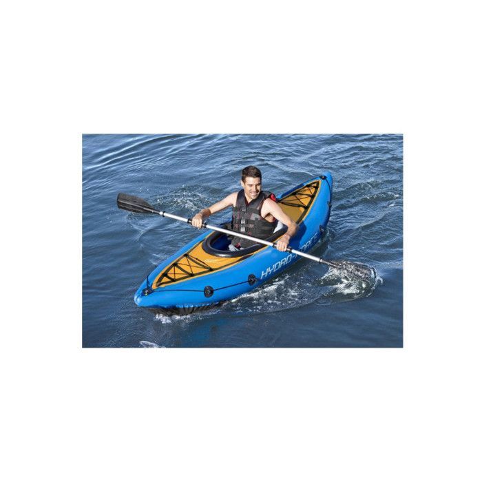 Kayak hinchable individual Bestway Hydro Force Cove Champion X1 - Azul - Peso máximo 100 kg